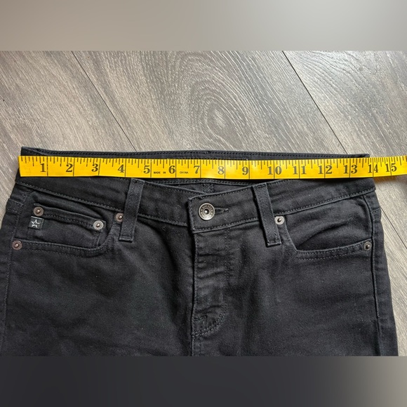 Big star Alex mid rise skinny cigarette jeans in black size 4/27 - Picture 11 of 13